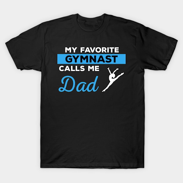 Gymnast Dad T-Shirt by mikevdv2001